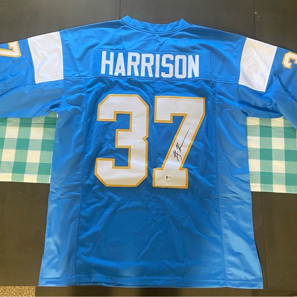 Authentic Rodney Harrison signed Chargers jersey - Picture 1 of 4